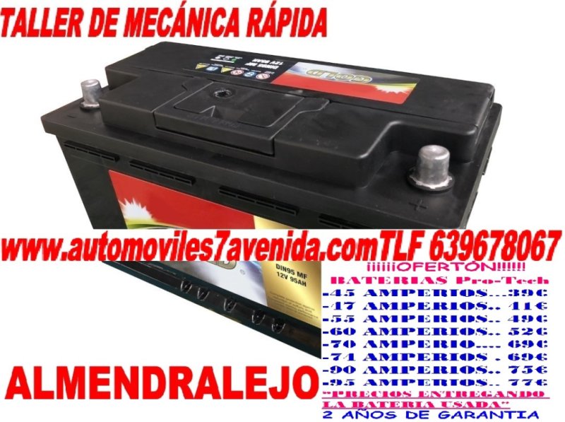 A BATERIA DE COCHE Y FURGONETA MUCHA VARIEDAD BATERíAS DE COCHE