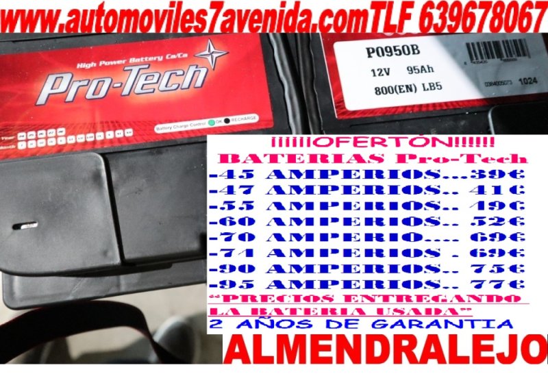A BATERIA DE COCHE Y FURGONETA MUCHA VARIEDAD BATERíAS DE COCHE
