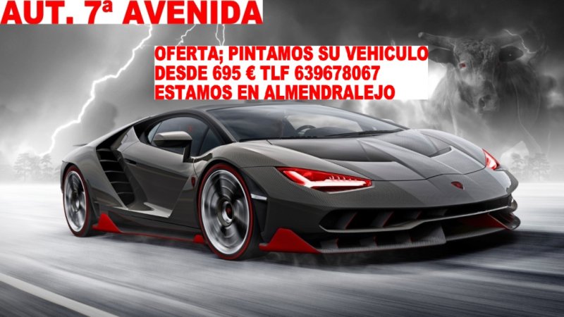 A PINTAMOS SU VEHICULO MUCHA VARIEDAD PINTAMOS SU COCHE DESDE 695 €