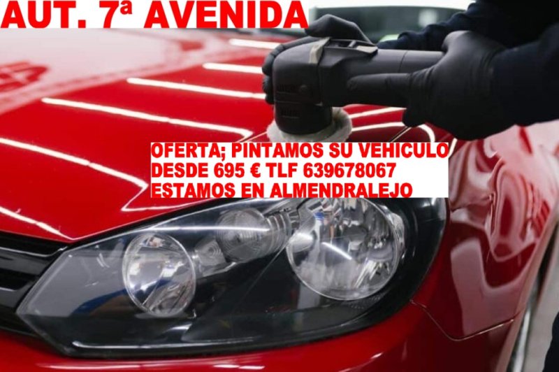 A PINTAMOS SU VEHICULO MUCHA VARIEDAD PINTAMOS SU COCHE DESDE 695 €