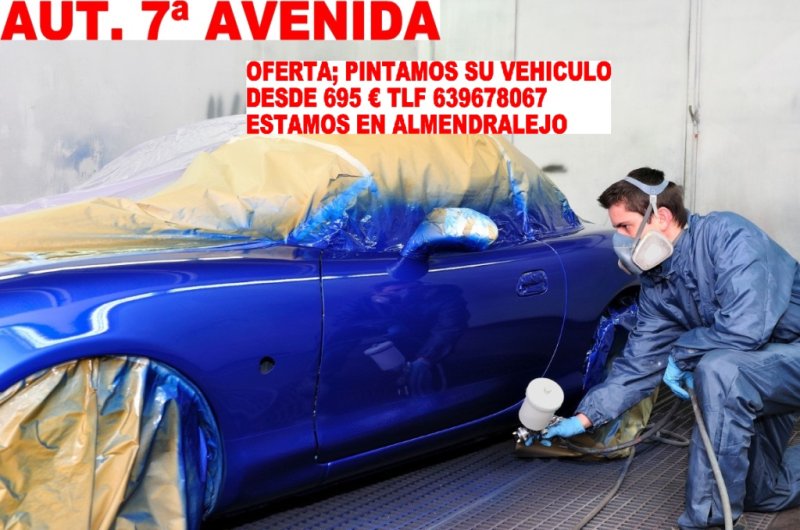 A PINTAMOS SU VEHICULO MUCHA VARIEDAD PINTAMOS SU COCHE DESDE 695 €