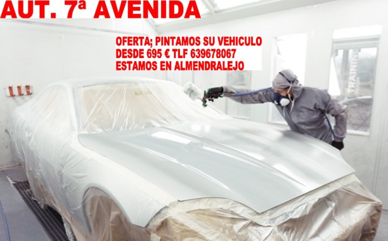 A PINTAMOS SU VEHICULO MUCHA VARIEDAD PINTAMOS SU COCHE DESDE 695 €