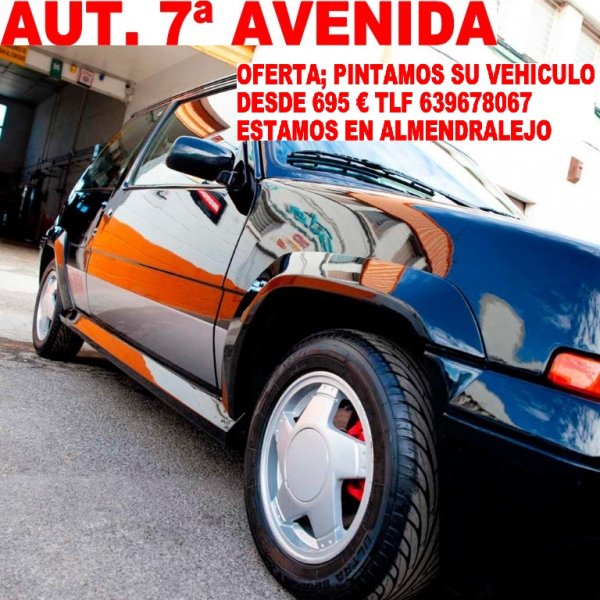 A PINTAMOS SU VEHICULO MUCHA VARIEDAD PINTAMOS SU COCHE DESDE 695 €