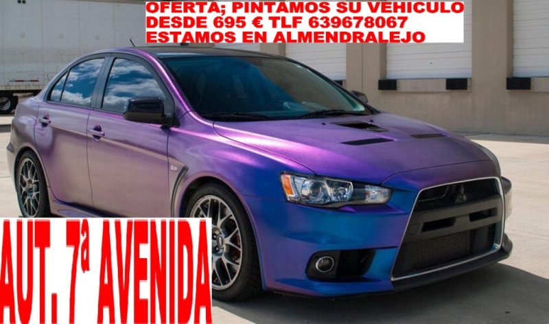 A PINTAMOS SU VEHICULO MUCHA VARIEDAD PINTAMOS SU COCHE DESDE 695 €