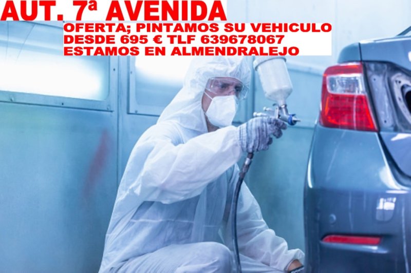 A PINTAMOS SU VEHICULO MUCHA VARIEDAD PINTAMOS SU COCHE DESDE 695 €