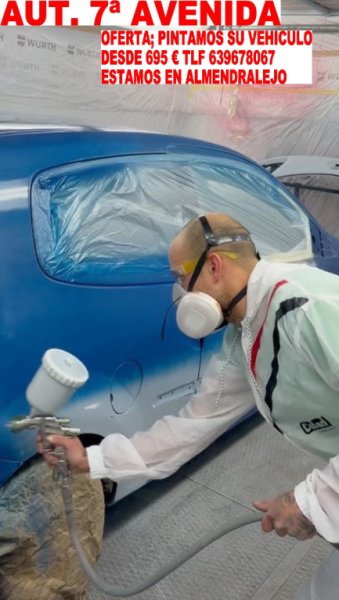 A PINTAMOS SU VEHICULO MUCHA VARIEDAD PINTAMOS SU COCHE DESDE 695 €