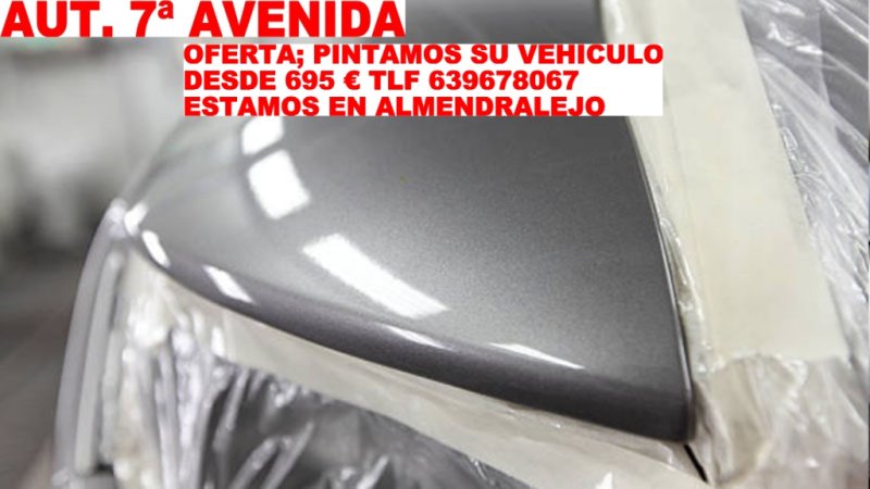 A PINTAMOS SU VEHICULO MUCHA VARIEDAD PINTAMOS SU COCHE DESDE 695 €