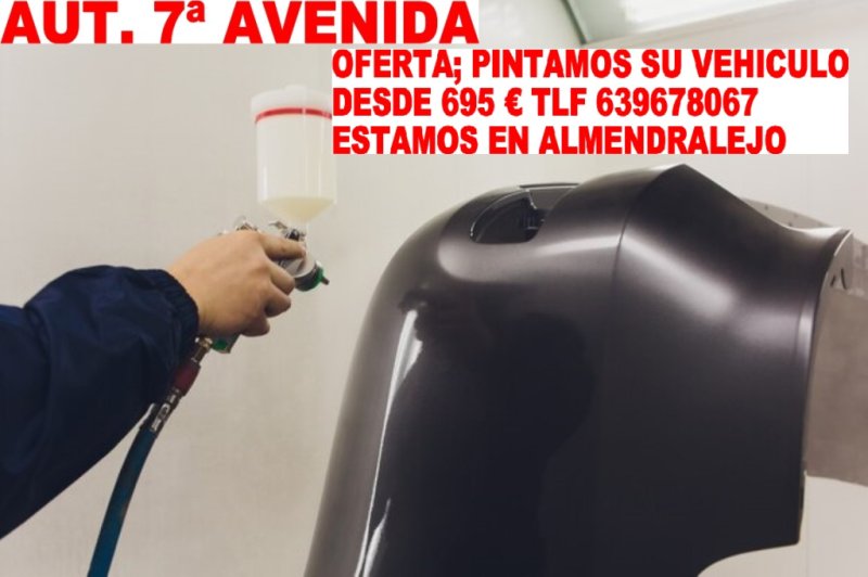 A PINTAMOS SU VEHICULO MUCHA VARIEDAD PINTAMOS SU COCHE DESDE 695 €