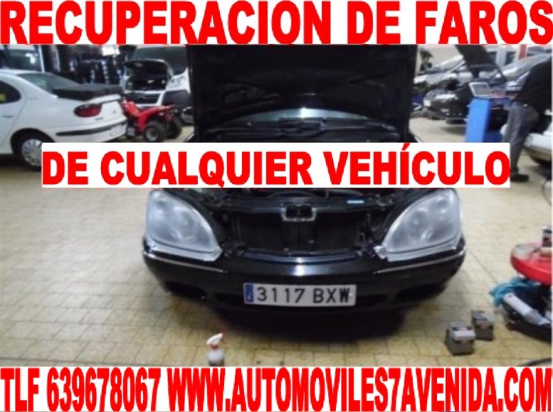 A PREPARAMOS LOS FAROS DE SU VEHICULO TURISMOS Y FURGONETAS  TODAS LAS MARCAS